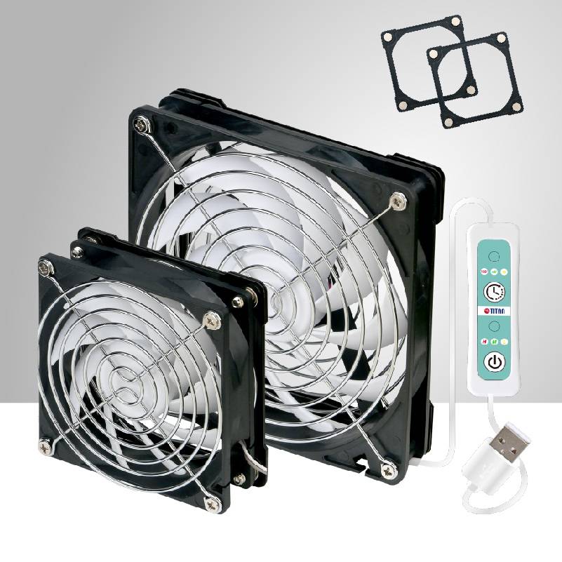 5V DC Ventilation Fan with Double Frames for RV Toilet