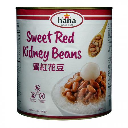 蜜漬豆系列 - 蜜紅豆罐頭。