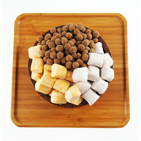 Gefrorener Belag - Großhandel mit gefrorenem Belag, insbesondere Taro-Bällchen und Süßkartoffel-Bällchen.