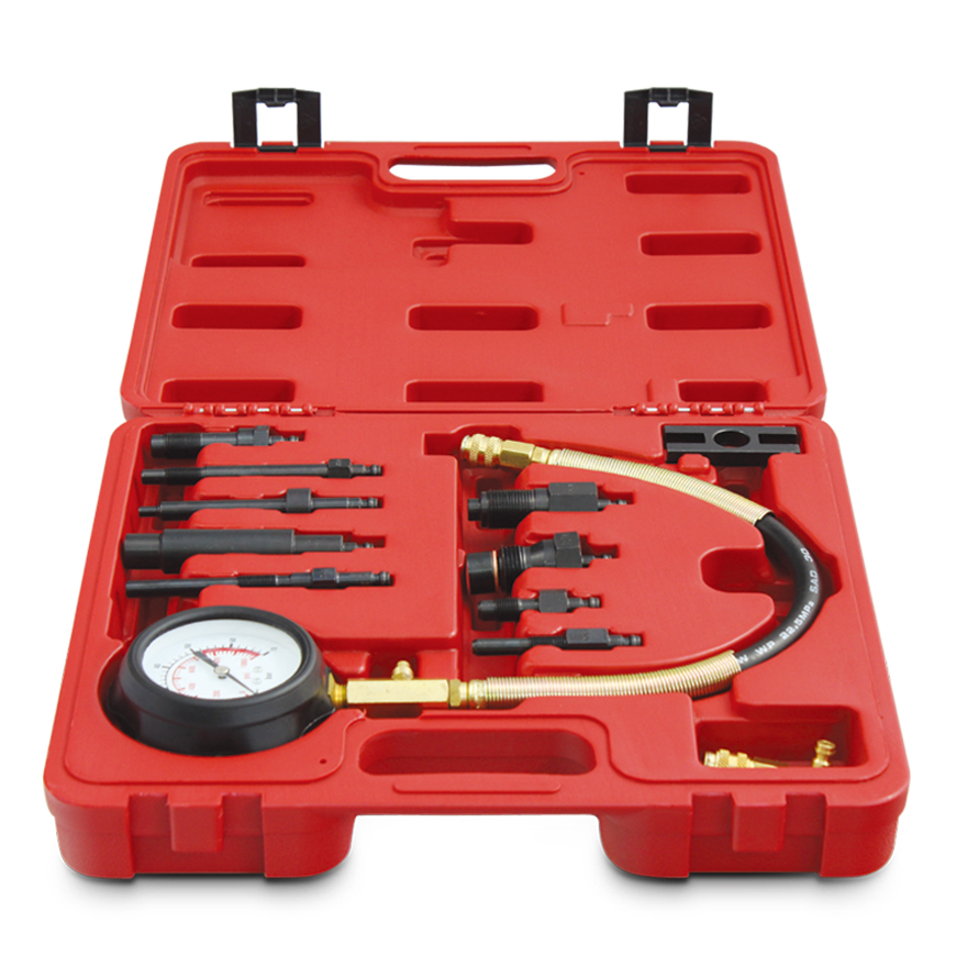 PRO AUTOMOTIVE DIESEL ENGINE COMPRESSION TESTER KIT VALVE TIMING GAUGE