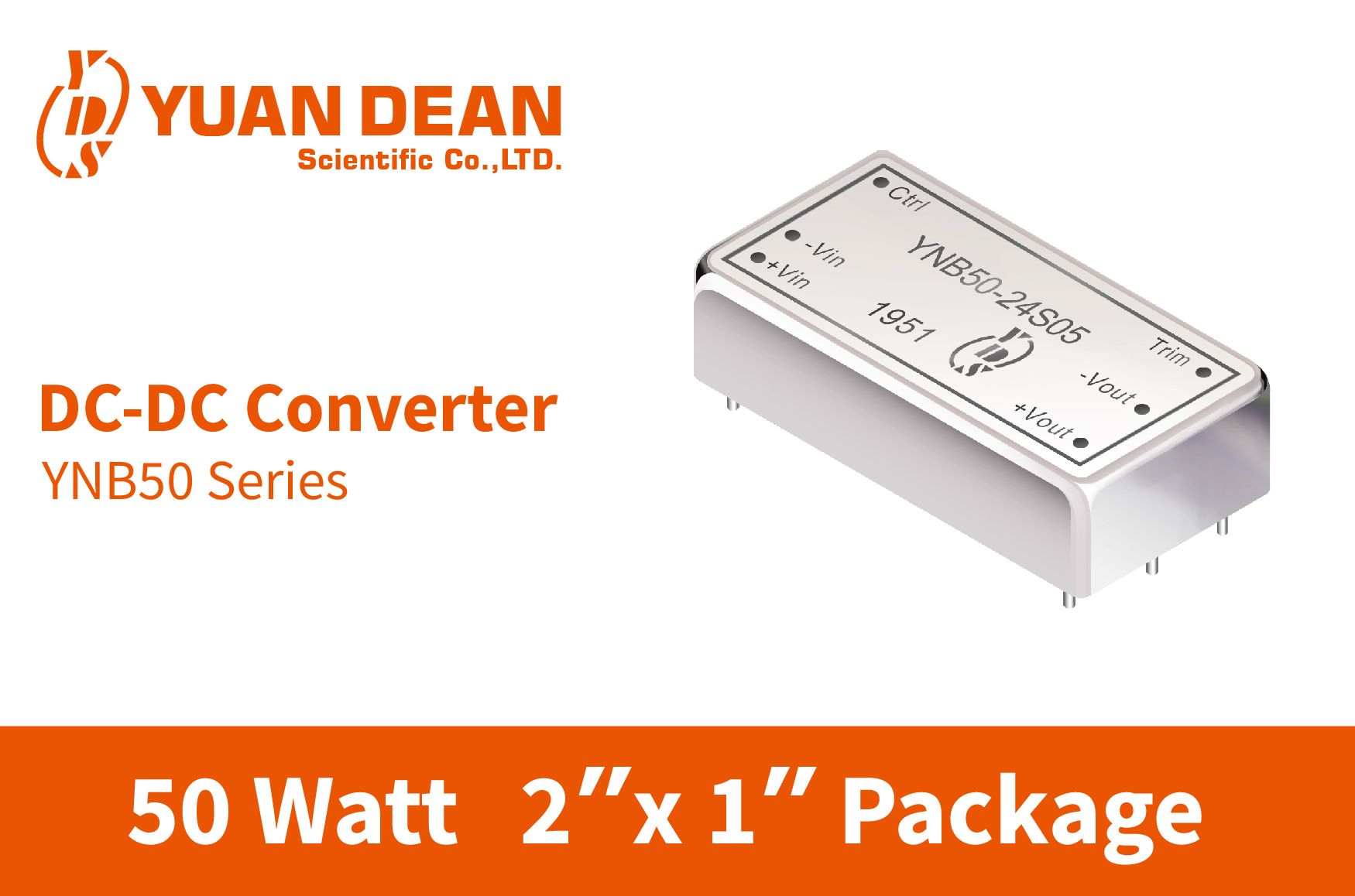 50W high efficiency 1600Vdc isolated DC-DC converter