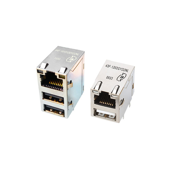 Conector RJ45 integrado USB 10/100 Base-T de un solo puerto con imanes Fabricante | YDS