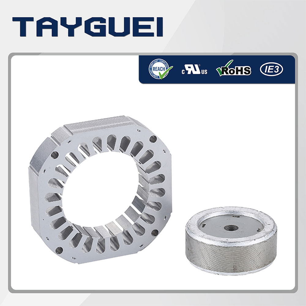 4极马达定子转子矽钢片零组件制造商 专业马达 定子与转子 零组件制造服务 泰規實業股份有限公司