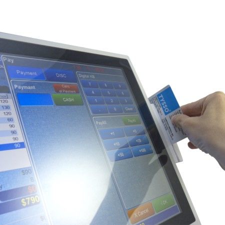 Touch screen con MSR del sistema POS TP-8515