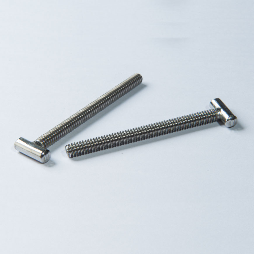 Stainless Steel T Head Bolt - Stainless Steel T Head Bolt w/ Fully Threaded Coarse Machine Thread