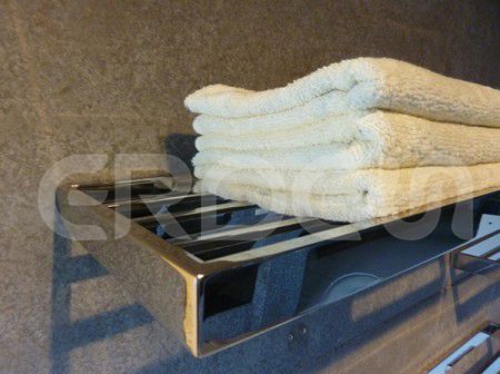 Suministro de estante de toalla de baño de acero inoxidable. Diseño