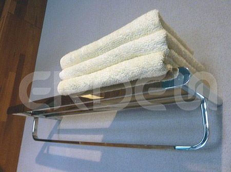 Estante para toallas de baño de acero inoxidable con barra para toallas