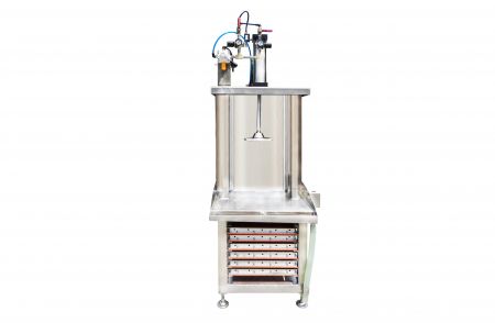 Single Presser of Tofu Pressing Machine - Single Presser of Tofu Pressing Machine is available to run with one operator only, you can easily estimate the output capacity, suitable for supermarket or for new business.