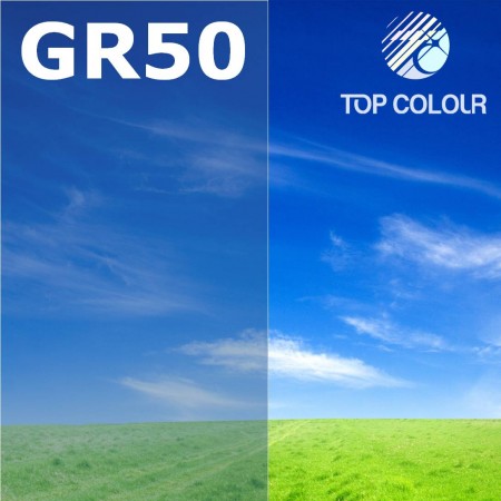 Glue tinted window film GREY 55% - Tinted sun control film GR50
