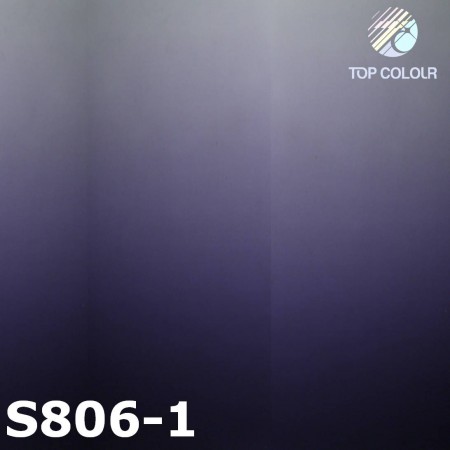 فیلم پنجره درجه بندی رنگ بالا S806-1 - فیلم نوار خورشید درجه بندی S806-1