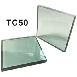 زجاج مصفح للمباني الخضراء TC50 - يتكون الزجاج الرقائقي للمباني الخضراء كساندويتش من لوحين من الزجاج