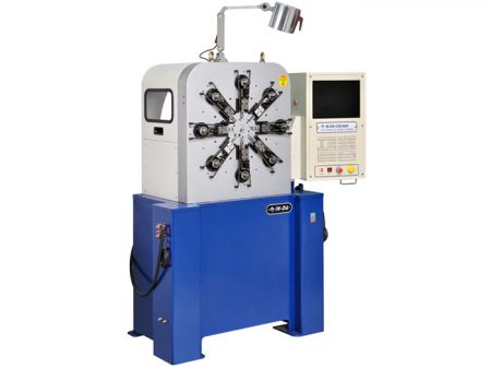 3-axis Cam Spring Machine - Basic Type - Cam spring machine CNC608 with man-machine system to shorten setup time.