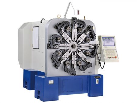 CNC650W with wire-rotating function to realize forming and cutting at different angles.
