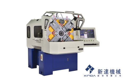 11轴x型弹簧机 台湾高品质11轴x型弹簧机制造商 新达机械股份公司