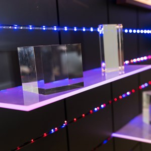Acrylglasplatte mit Lichtstreuung
