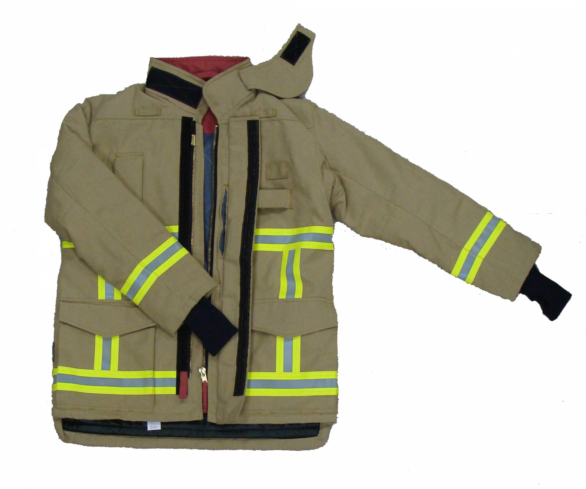 Combinaison de lutte contre l'incendie de style européen Premium 701-G, EN469 niveau 2, certificat CE, robuste pour protéger les pompiers