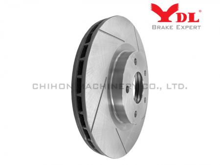 Performance Front Disc Brake Rotor for CHRYSLER, OUTLANDER, JEEP - JEEP slotted Brake Rotor E1FZ-1125A.