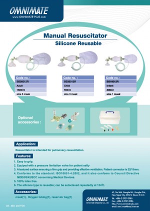 Manual Resuscitator (Silicone Reusable)