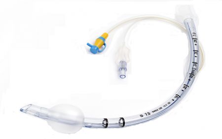 Endotracheal Tube - An endotracheal tube(ETT) is a flexible plastic tube that is placed through the mouth into the trachea to help a patient breathe