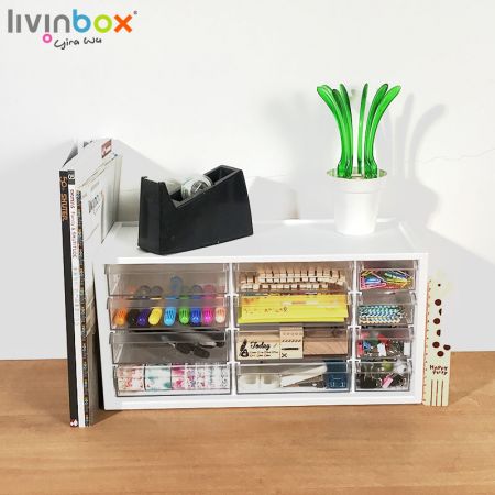 livinbox plastic storage cabinet with 12 drawers