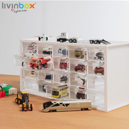 livinbox Plastic desktop storage container with 20 drawers