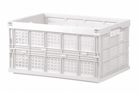 Annkky Caisse en Plastique Pliable Pack de 2 Caisse Pliante