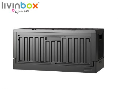 Side-Open folding storage box for organizer