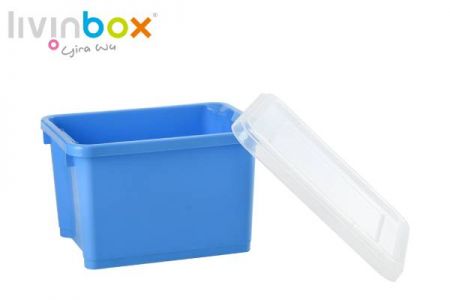 Cajón Caja apilable de plástico de Plegable Casa Oficina Coche Almacenamiento Caja CB 