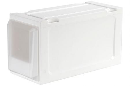 Slim Box Drawer (Series 3) - Single Tier - Single tier slim box drawer (Series 3) in clear.