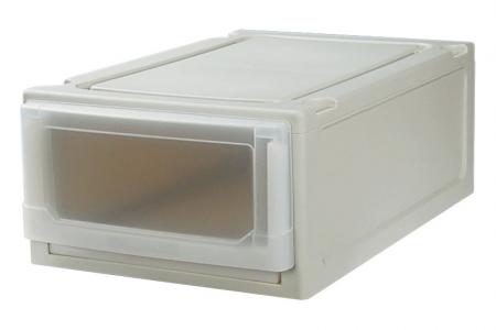 Box Drawer (Series 1) - Single-Tier - Single tier box drawer (Series 1) in beige.