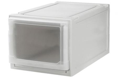 Slim Box Drawer (Series 1) - Single Tier - Single tier slim box drawer (Series 1) in beige.