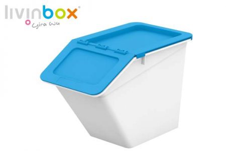 蝶番を付けられたふたが付いている積み重ね可能な収納箱 13l プラスチックストレージソリューション Shuter 蝶番を付けられたふたが付いている積み重ね可能な収納箱 13l プラスチックストレージソリューション Shuter