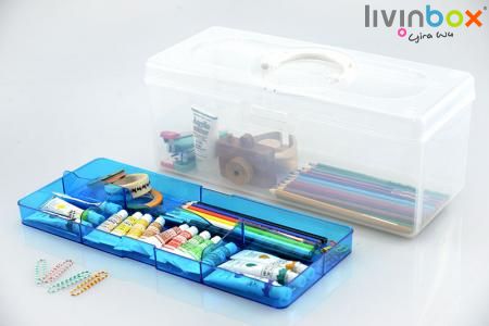 पोर्टेबल प्लास्टिक केस - Plastic Box, Portable Box, Hobby Box, Plastic Storage Box