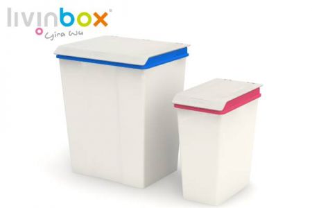 livinbox recycle bins size comparison