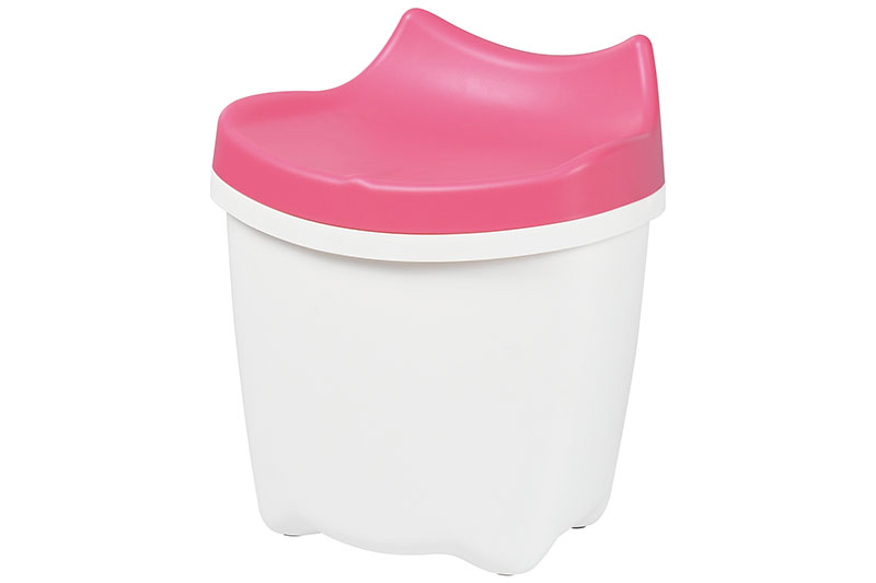 LaChatte Sitz- und Aufbewahrungshocker für Kinder - 16 Liter Volumen