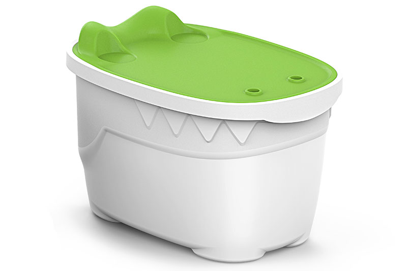 Alligator Tisch Aufbewahrungsbox für Kinder - 46 Liter Volumen