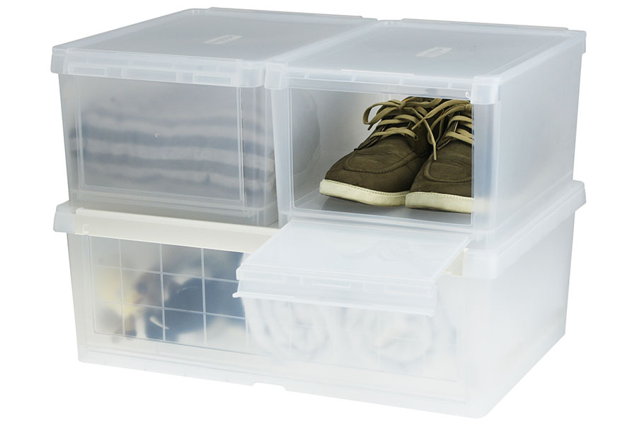 Dropdown Door Storage Box 13 Liter Volume Plastic Storage