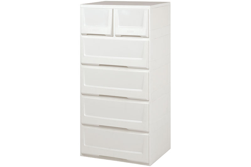 FlatPack Dresser with 6 Assorted Drawers 4 Large Drawers, 2 Small
