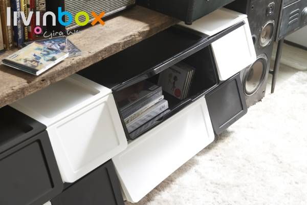 Stapelbarer Vorratsbehälter mit Klappdeckel, 15L