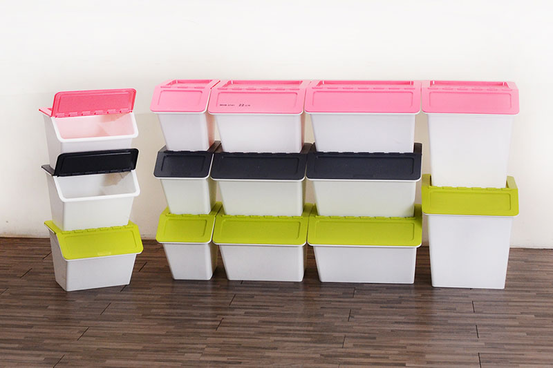 Classic Pelican Stack & Nest Storage Bin 22 Liter Volume Plastic