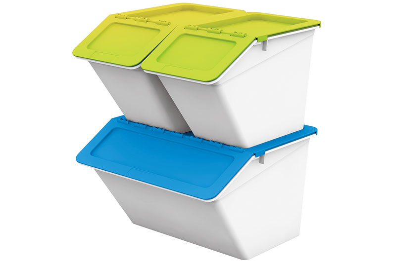 Classic Pelican Stack & Nest Storage Bin 13 Liter Volume Plastic