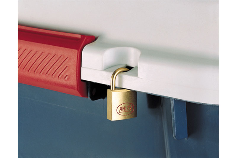 Cofre de almacenamiento rígido con cerradura - Volumen de 36 litros