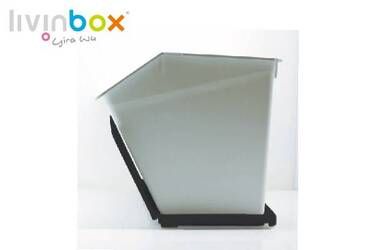 Stapelbarer Vorratsbehälter mit Klappdeckel, 22L