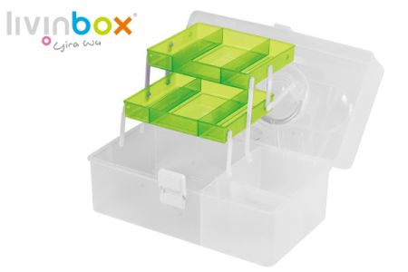 Tragbare Bastel-Organizer-Box, 10 Liter | Aufbewahrungslösungen aus