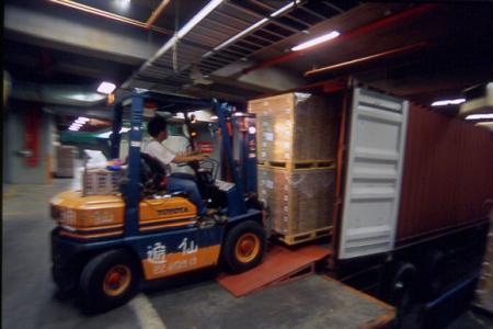 Loading the Container