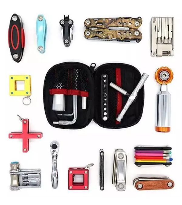 Mini Ratchet Pouch Set Mini MultiTool, Bike Tool, Cycling Tool 42