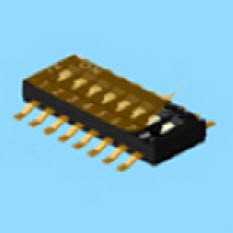 Interruptor Dip - longitud del pin 8.1 mm - Interruptores Dip (DHNF)