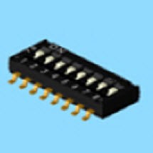 Interruptor Dip - longitud del pin 6.7 mm - Interruptores DIP (DHN)