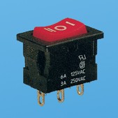 Mini interruptor basculante ON-OFF-ON - Interruptores basculantes (JS-606C)