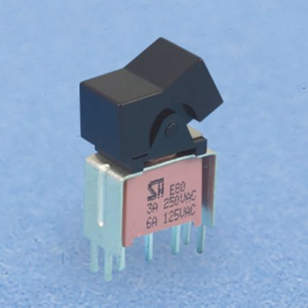 Interruptor basculante sellado con soporte en V SPDT - Interruptores basculantes (NER8015-S20)